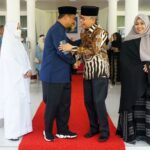 Wali Kota Parepare bersama Istri, Hadiri Halalbihalal di Kediaman Gubernur Sulsel