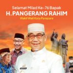 Milad ke 77 Tahun, Wakil Wali Kota Pare Bersyukut Diberi Nikmat Kesehatan