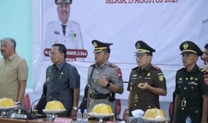 Kapolres Pinrang Hadiri Pengukuhan Paskibraka Tahun 2023