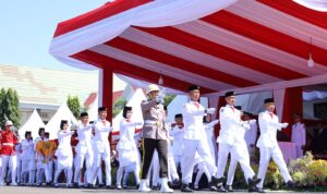 Pelatih Paskibraka Pinrang Ngaku Terpaksa Lakban Sepatu karena Kondisinya Menganga