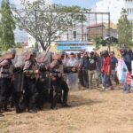 Antisipasi Kericuhan Pemilu 2024, Polres Pinrang Simulasi Sistem Pengamanan