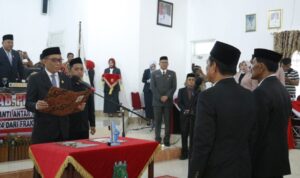 Wabup Pinrang Hadiri Paripurna PAW 2 Anggota DPRD Pinrang