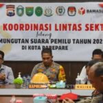 Pemilu Damai, Pemkot Parepare bersama Polres Lakukan Rapat Lintas Sektoral