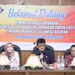Terima Tim Verlap, Plh Bupati Pinrang Tjalo Harap Tenaga Lini Berkontribusi Positif
