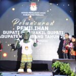 KPU Pinrang Resmi Launching Jingle Pilgub dan Maskot Pilkada 2024