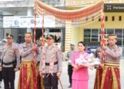 Penyambutan Kapolres Sidrap Baru Berjalan Sukses dan Khidmat