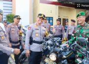 Apel Gelar Pasukan Ops Mantap Praja Pallawa 2024, Kapolres Sidrap Cek Kesiapan Randis