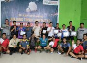 Badminton FUN Jurnalis Pinrang 2024 Selesai, Dinas Bima Cipta Juara-Sekda Juara Kedua