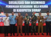 Brigjen TNI G. Eko Sunarto Apresiasi Dukungan Pemkab Sidrap dalam Pembinaan Bela Negara