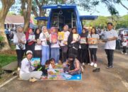 Mobil Perpustakaan Keliling Warnai Jalan Sehat Hari Jadi ke-355 Sulsel di Sidrap