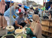Sebelum Adu Gagasan di Debat, Usman Marham Tinjau Kondisi Pasar Sentral, Ini Curhat Pedagang