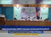 BBWS Pompengan Jeneberang Dukung Penuh Program Pemkab, di Sidang Komisi Irigasi Pinrang
