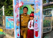 Bupati dan Wabup Enrekang Turun Langsung Ikut Gerakan Ayah Mengantar Anak di Hari Pertama Sekolah