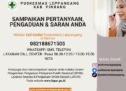 Puskesmas Leppangang Perkuat Akses Layanan Konsultasi dan Pengaduan Melalui Berbagai Kanal Digital