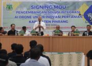 Pemkab Pinrang Gandeng Perusahaan Teknologi Kembangkan AI Drone untuk Pertanian Modern