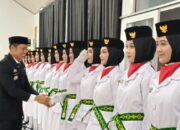70 Paskibraka Enrekang Dikukuhkan, Siap Kibarkan Merah Putih di HUT RI ke-81